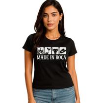 Camiseta Feminina Baby Look Made In Roça Novidade Imperdível Camiseta Feminina Baby Look Made In Roça Novidade Imperdível
