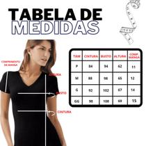 Camiseta Feminina Baby Look Moda Básica Kit 5 pçs Atacado Várias Cores Algodão Fio 30 Linha Premium