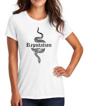 Camiseta Feminina Baby Look Reputation Taylor Swift Cobra Camiseta Feminina Baby Look Reputation Taylor Swift Cobra