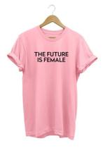 Camiseta Feminina Baby Look The Future Is Female Camiseta Feminina Baby Look The Future Is Female