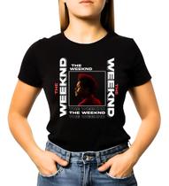 Camiseta Feminina Baby Look The Weeknd 100% Algodão Mode 01 Camiseta Feminina Baby Look The Weeknd 100% Algodão Mode 01