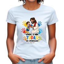 Camiseta Feminina Babylook Autismo Inclusão Igreja Apoio Tea