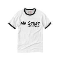 Camiseta Feminina Babylook Ringer Tee Streetwaer - No Sense