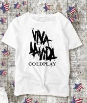 Camiseta Feminina Banda Coldplay Viva Lá Vida - Baby Look! Camiseta Feminina Banda Coldplay Viva Lá Vida - Baby Look!