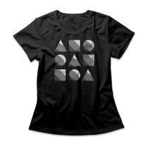 Camiseta Feminina Basic Shapes