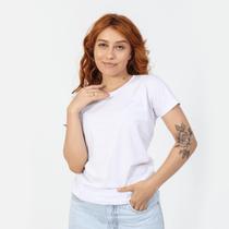 Camiseta Feminina Basica Algodão Gola Redonda