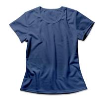 Camiseta Feminina Básica Azul Genuíno