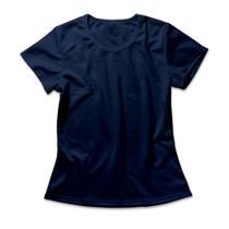 Camiseta Feminina Básica Azul Marinho