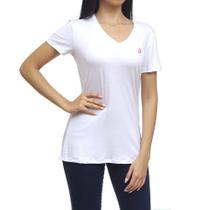 Camiseta Feminina Básica Branca Tassa 31937 Camiseta Feminina Básica Branca Tassa 31937