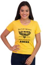 Camiseta Feminina Básica Evangélica Algodão Os Que Esperam