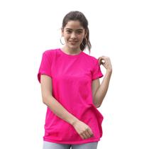 Camiseta Feminina Básica Lisa 100% Algodão Premium