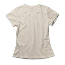 Camiseta Feminina Básica Mescla Banana