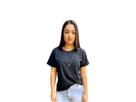 Camiseta feminina básica thirt 100% algodão