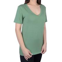 Camiseta Feminina Basico.com Pima Verde Oliva - 102101 Camiseta Feminina Basico.com Pima Verde Oliva - 102101