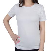 Camiseta Feminina Basico.Com Soft Modal Branco - 102101