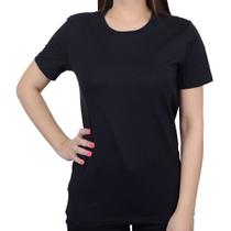 Camiseta Feminina Basico.Com Ultraleve Preta - 102101