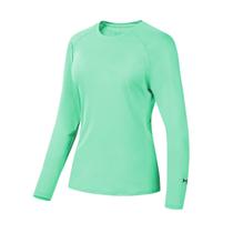 Camiseta feminina Bassdash com proteção solar UV UPF 50+ Camiseta feminina Bassdash com proteção solar UV UPF 50+