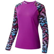 Camiseta feminina Bassdash com proteção solar UV UPF 50+ Camiseta feminina Bassdash com proteção solar UV UPF 50+