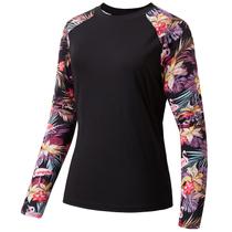 Camiseta feminina Bassdash com proteção solar UV UPF 50+ Camiseta feminina Bassdash com proteção solar UV UPF 50+