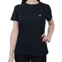 Camiseta Feminina Beagle MC Básica Preta - 054510