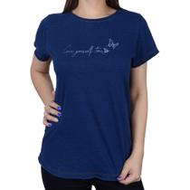 Camiseta Feminina Beagle MC Denin Azul Indigo - 0545160