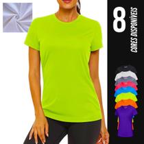Camiseta feminina Blusinha DRY FIT Tecido Furadinho Academia Corrida Yoga 616
