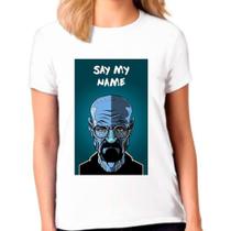 Camiseta Feminina Branca Breaking Bad 11