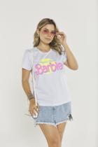 Camiseta Feminina Branca California Dream Barbie