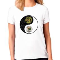 Camiseta Feminina Branca Cobra Kai 01