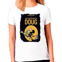 Camiseta Feminina Branca Desenho Anos90 Doug Funnie