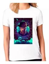 Camiseta Feminina Branca - Estampa Breaking Bad 08