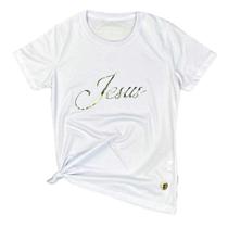 Camiseta Feminina Branca Jesus dourado Camiseta Feminina Branca Jesus dourado