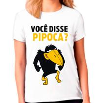 Camiseta Feminina Branca Jubileu Pipoca Picapau Desenho 02 Camiseta Feminina Branca Jubileu Pipoca Picapau Desenho 02