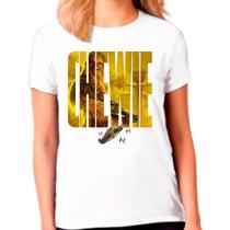 Camiseta Feminina Branca Star Wars Chewie Camiseta Feminina Branca Star Wars Chewie