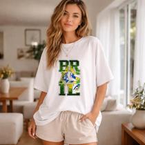 Camiseta Feminina Brasil Copa 2026 Lançamento Novidade Moda