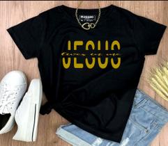 Camiseta feminina camisa jesus Cristo vida moda gospel católica Camiseta feminina camisa jesus Cristo vida moda gospel católica
