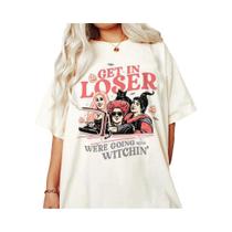 Camiseta Feminina Casual Com Estampa De Halloween, Manga Curta, Gola Redonda, Doce E Fofa Camiseta Feminina Casual Com Estampa De Halloween, Manga Curta, Gola Redonda, Doce E Fofa