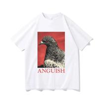 Camiseta Feminina Casual De Verão Com Estampa Vintage De Pombo, Engraçada E Divertida, Manga Curta