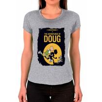 Camiseta Feminina Cinza Bike Desenho Anos90 Doug Funnie