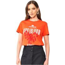 Camiseta Feminina Colcci Estampada Comfort Love On Tour