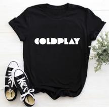 Camiseta Feminina Coldplay Banda Pop Baby Look Camiseta Feminina Coldplay Banda Pop Baby Look