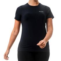 Camiseta Feminina Columbia MC Aurora II Preta - 321072 Camiseta Feminina Columbia MC Aurora II Preta - 321072