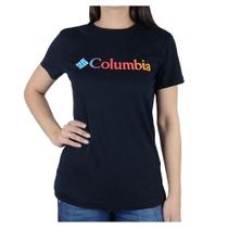 Camiseta Feminina Columbia MC Sun Trek Preta - 321074