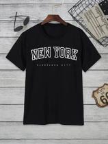 Camiseta feminina com capuz de manga curta algodão cor preta tamanho G Camiseta feminina com capuz de manga curta algodão cor preta tamanho G