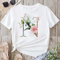 Camiseta Feminina com Estampa de Pata de Cachorro - Manga Curta - Estilo Estética