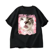 Camiseta Feminina Com Estampa Harajuku De Gato, Manga Curta, Gráfico Engraçado E Bobo, Estilo Y2K Camiseta Feminina Com Estampa Harajuku De Gato, Manga Curta, Gráfico Engraçado E Bobo, Estilo Y2K