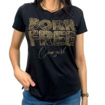 Camiseta Feminina Country Com Brilho Zoe Western Camiseta Feminina Country Com Brilho Zoe Western