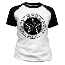 Camiseta feminina Dasantigas malha 100% algodão estampa Sisters Of Mercy - Some Girls Wander By
