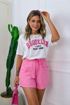 Camiseta Feminina De Algodão Brooklyn 2622