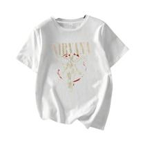 Camiseta Feminina De Manga Curta Com Gola Redonda E Estampa De Letras E Anjos, Top Elástico Camiseta Feminina De Manga Curta Com Gola Redonda E Estampa De Letras E Anjos, Top Elástico